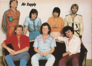 Air Supply teen magazine pinup clipping rock band black couch Teen Beat 16 mag
