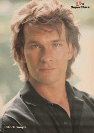 Patrick Swayze teen magazine pinup clipping lips Dirty Dancing 16 mag Pix RIP
