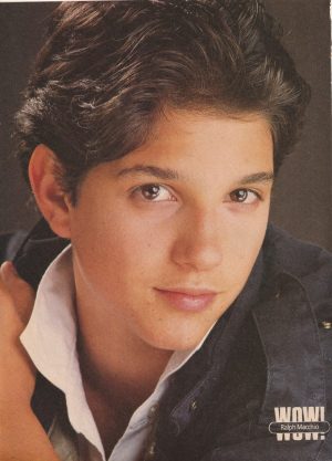 Ralph Macchio Brian Bloom teen magazine pinup clipping headshot Wow lips Pix