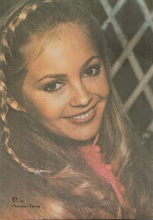Charlene Tilton Tatum O'neal teen magazine pinup clipping headshot Pix Teen Beat