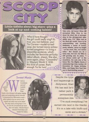 Mike Vitar Jonathan Taylor Thomas Jonathan Jackson teen magazine pinup clipping City Scoop