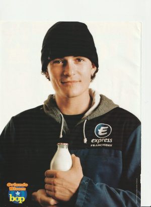 Orlando Bloom teen magazine pinup clipping Lord of the Rings Express jacket Bop