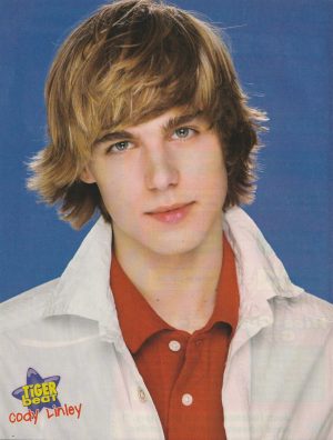 Cody Linley teen magazine pinup clipping red shirt child star Tiger Beat crush