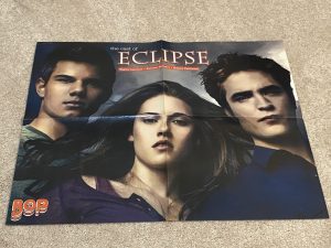 Miley Cyrus Taylor Lautner Robert Pattinson teen magazine poster Eclipse Pix