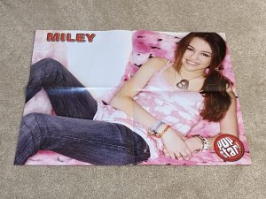 Miley Cyrus Zac Efron teen magazine poster Child star Pop Star young teen idols