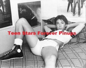 Noah Hathaway 4x6 or 8x10 Photo vintage young boy shorts bedroom home legs open laying down 90's Never Ending Story