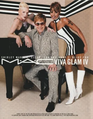 Shirley Manson Elton John Mary J. Blige teen magazine pinup clipping piano Pix