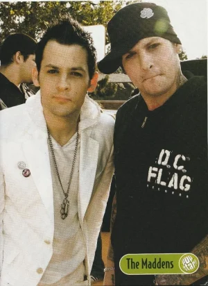 Good Charlotte Maddens teen magazine pinup clipping Pop Star rock band 50 Cent