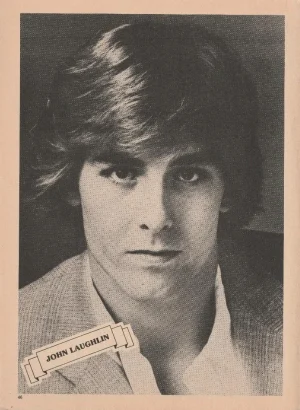 John Laughlin teen magazine pinup clipping headshot Superteen Pix Pic