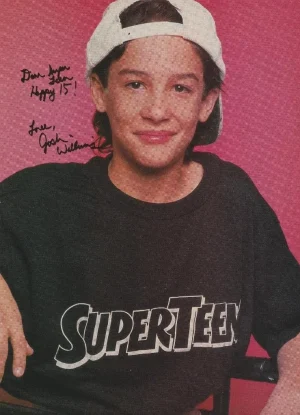 Josh Williams Neil Patrick Harris teen magazine pinup clipping white hat young