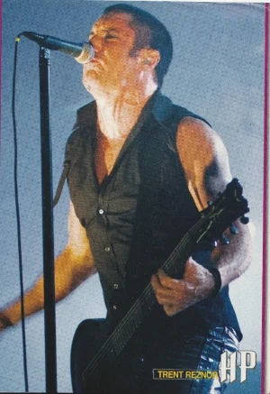 Trent Reznor Nine Inch Nails teen magazine pinup clipping rock band Pix HP