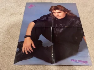 Corey Feldman Michael J. Fox teen magazine poster clipping Goonies Big Bopper