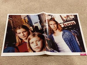 Hanson Nick Carter Robbie Williams Take That teen magazine poster Barefoot Pix
