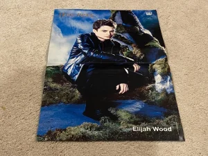 Elijah Wood Eminem teen magazine poster 8 Mile idols Bop Braco leather jacket