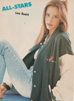 T. J. Roberts Jennifer Love Hewitt teen magazine All-Stars jeans green jacket