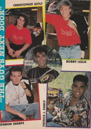Guys Next Door teen magazine pinup clipping Bobby Leslie Damon Sharpe Wolf