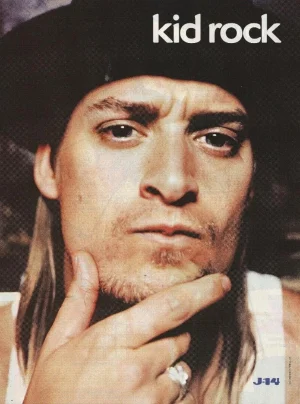 Kid Rock teen magazine pinup clipping black hat rocker J-14 Pix Pic