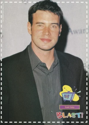 Scott Foley teen magazine pinup clipping Blast dressed up Awards Pix