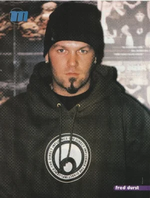 Fred Durst teen magazine pinup clipping Limp Bizkit sweatshirt M rocker Pix