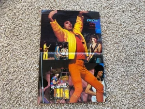 Rolling Stones teen magazine poster clipping guitar Circus rock band pix