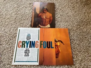 Tupac Shakur teen magazine pinup clipping lot Teen Beat shirtless rare Pix