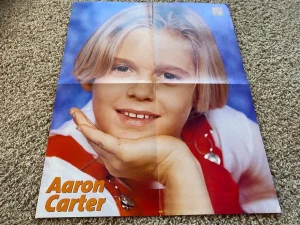 Aaron Carter Justin Timberlake teen magazine poster clipping Young Pix Nsync