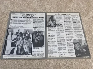 Kyle Gibson teen magazine clipping Nick Freno Licensed Teacher Teen Beat Pix