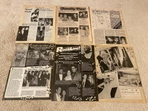 Cyndi Lauper teen magazine pinup clippings lot cheap young Pix Bop 16