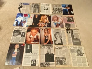 Debbie Gibson teen magazine pinup poster clippings lot 80's singer Bop Teen Beat