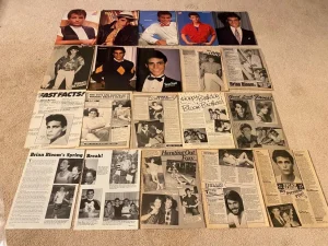 Brian Bloom teen magazine pinup clippings lot cheap young Pix Bop 16 Teen Beat