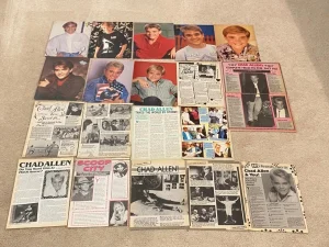 Chad Allen teen magazine pinup clippings lot cheap Pix Bop 16 Teen Beat Idols