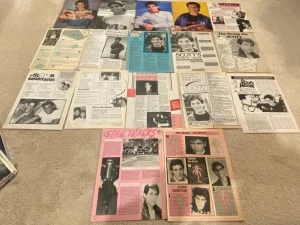 Scott Bloom teen magazine pinup clippings lot cheap Pix Bop 16 Teen Beat 80's