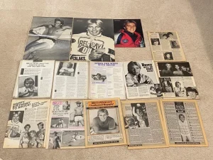 Bruce Penhall teen magazine pinup clippings lot cheap Pix Bop 16 Shirtless beach