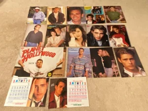 Shannen Doherty Jason Priestley Jennie Garth Luke Perry teen pinup clippings lot
