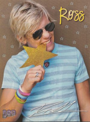 Ross Lynch R 5 teen magazine pinup clipping gold star Bop teen idols pix
