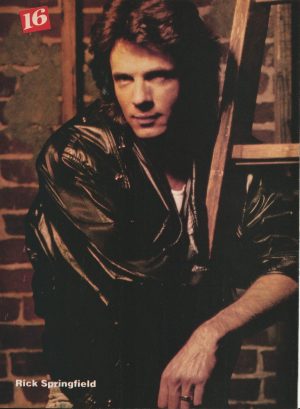 Rick Springfield Christopher Barnes teen magazine pinup clipping bricks ladder