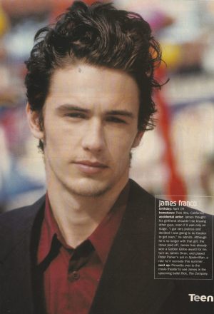 James Franco teen magazine pinup clipping The Company Teen People Pix