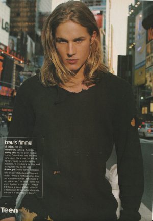 Travis Fimmel Nick Cannon teen magazine pinup clipping Teen People Pix model