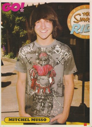 Mitchel Musso teen magazine pinup clipping vintage Hannah Montana Pix Go