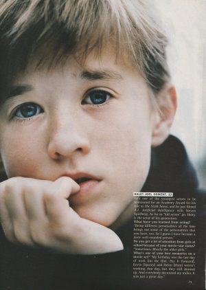 Haley Joel Osment Frankie Muniz teen magazine pinup clipping Teen People Pix