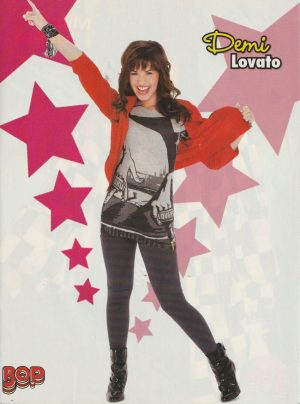 Demi Lovato Mitchell Musso teen magazine pinup modeling younger days pix