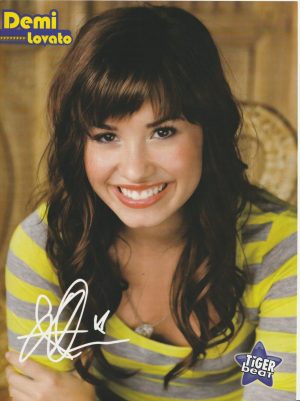 Demi Lovato teen magazine pinup clipping headshot Close up Tiger Beat disney