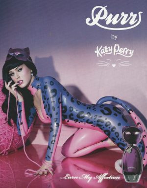 Katy Perry teen magazine pinup clipping Purr leppard suit Earn my affection pix