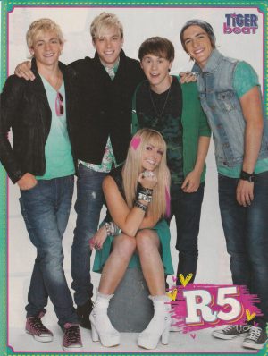 Ross Lynch R5 Midnight Red teen magazine pinup clipping pop band celebrity pix