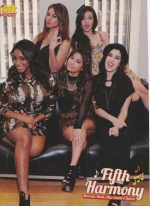 Fifth Harmony Josh Hutcherson Liam teen magazine pinup clipping Hunger Games