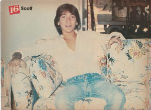 Scott Baio Gregory Evigan teen magazine pinup clipping Happy Days home legs open