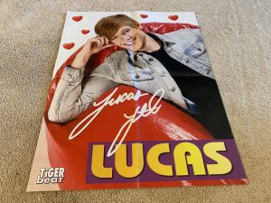 Selena Gomez Lucas Till teen magazine poster clipping vintage red bean bag pix