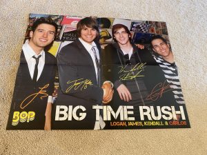 Selena Gomez Big Time Rush teen poster clipping Boyband Bop Idols Pix modeling