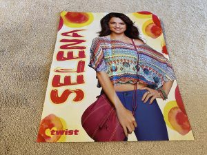 Selena Gomez teen magazine poster clipping vintage fashion modeling purse Twist