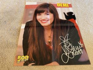 Demi Lovato Nick Jonas teen magazine poster clipping vintage Bop headshot pix